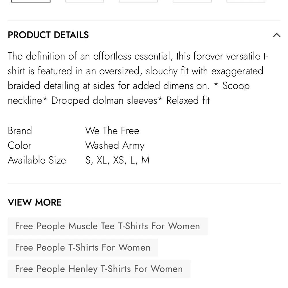 We The Free Olive Tunic Top - Picture 10 of 13